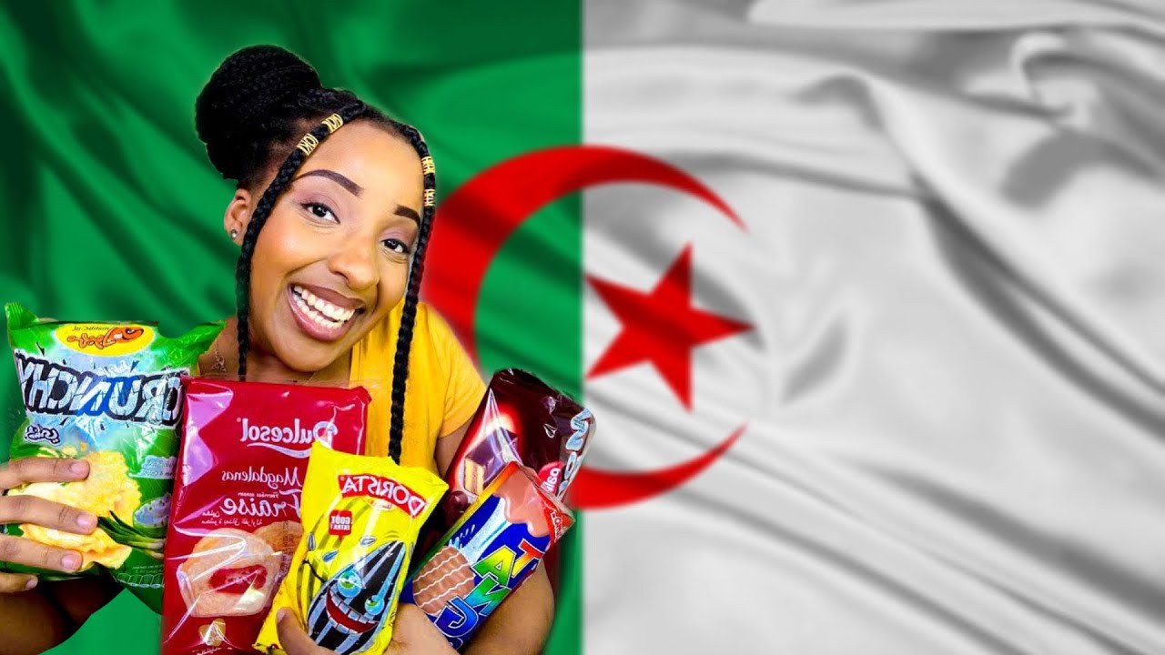 I TRIED POPULAR ALGERIAN SNACKS🇩🇿🍪مراجعة المنتجات الجزائرية