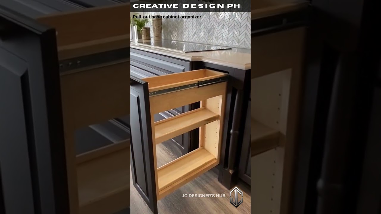 Creative Design Ideas: Pull out base cabinet organizer