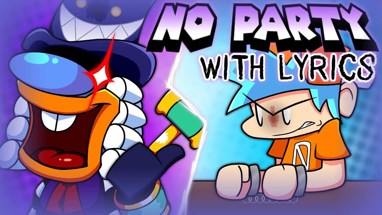 Текст песни Fnf NO PARTY | Кавер VS Mario's Madness | Awesomely Autistic