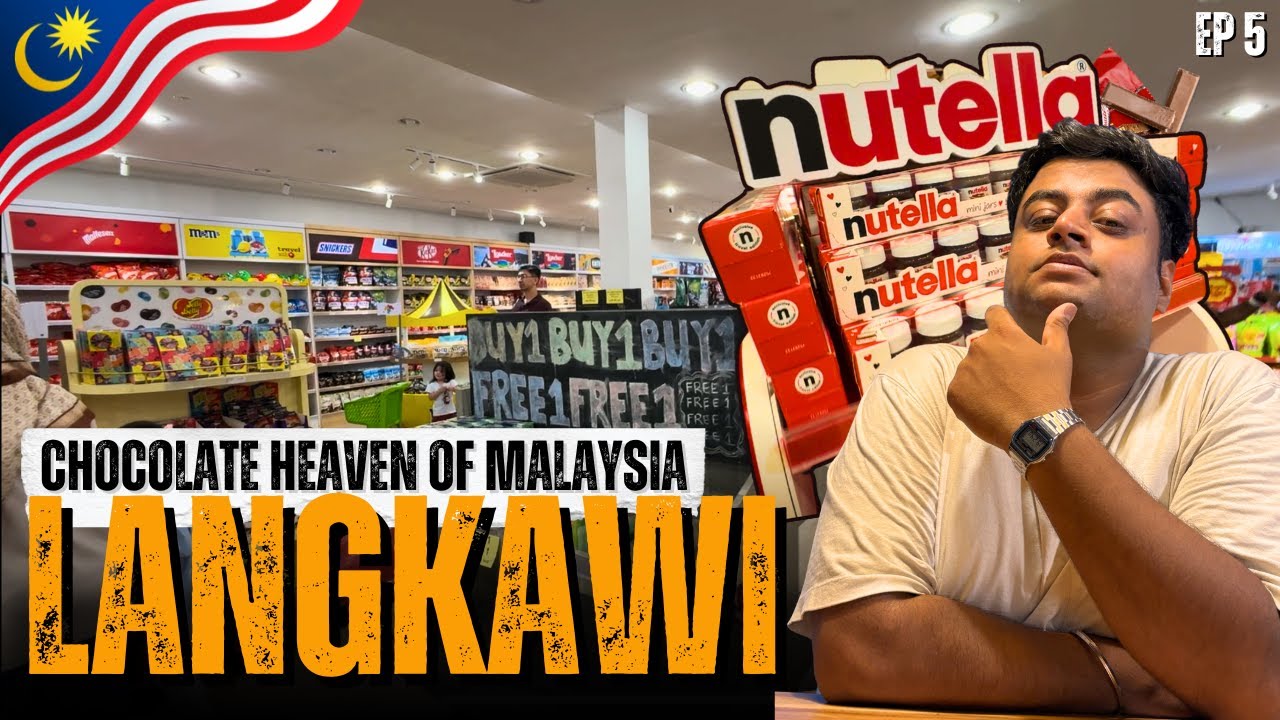 First Impression of LANGKAWI 🇲🇾 | Duty-Free Chocolates, Cenang Beach | Penang to Langkawi