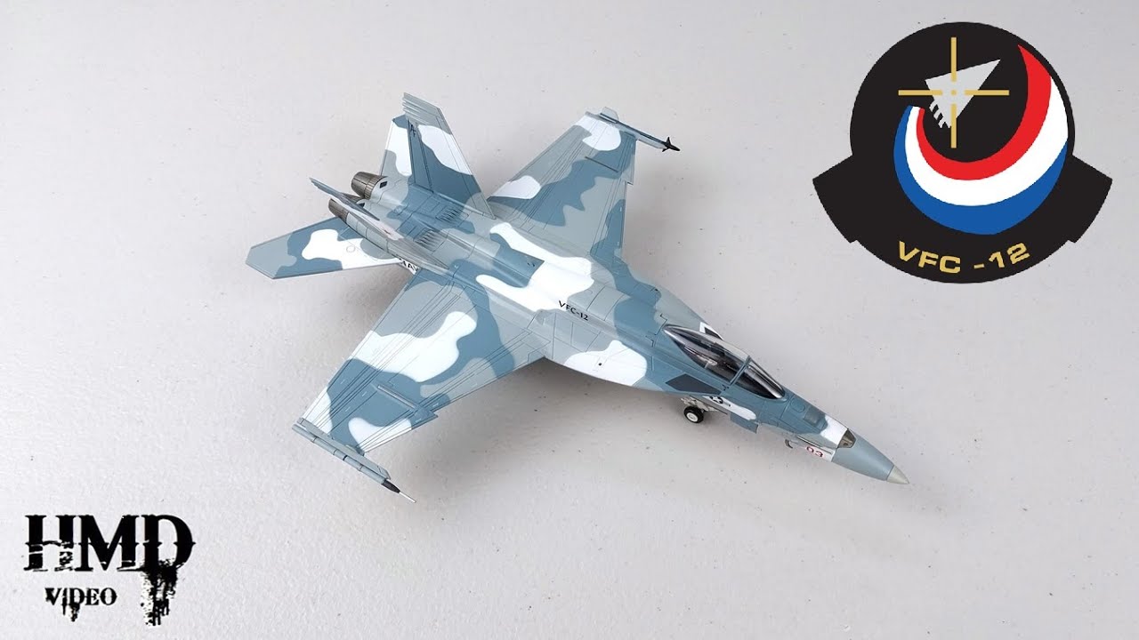 F/A-18E Super Hornet, US Navy VFC-12 Fighting Omars, Hobby Master 1:72 Scale Diecast Model Review