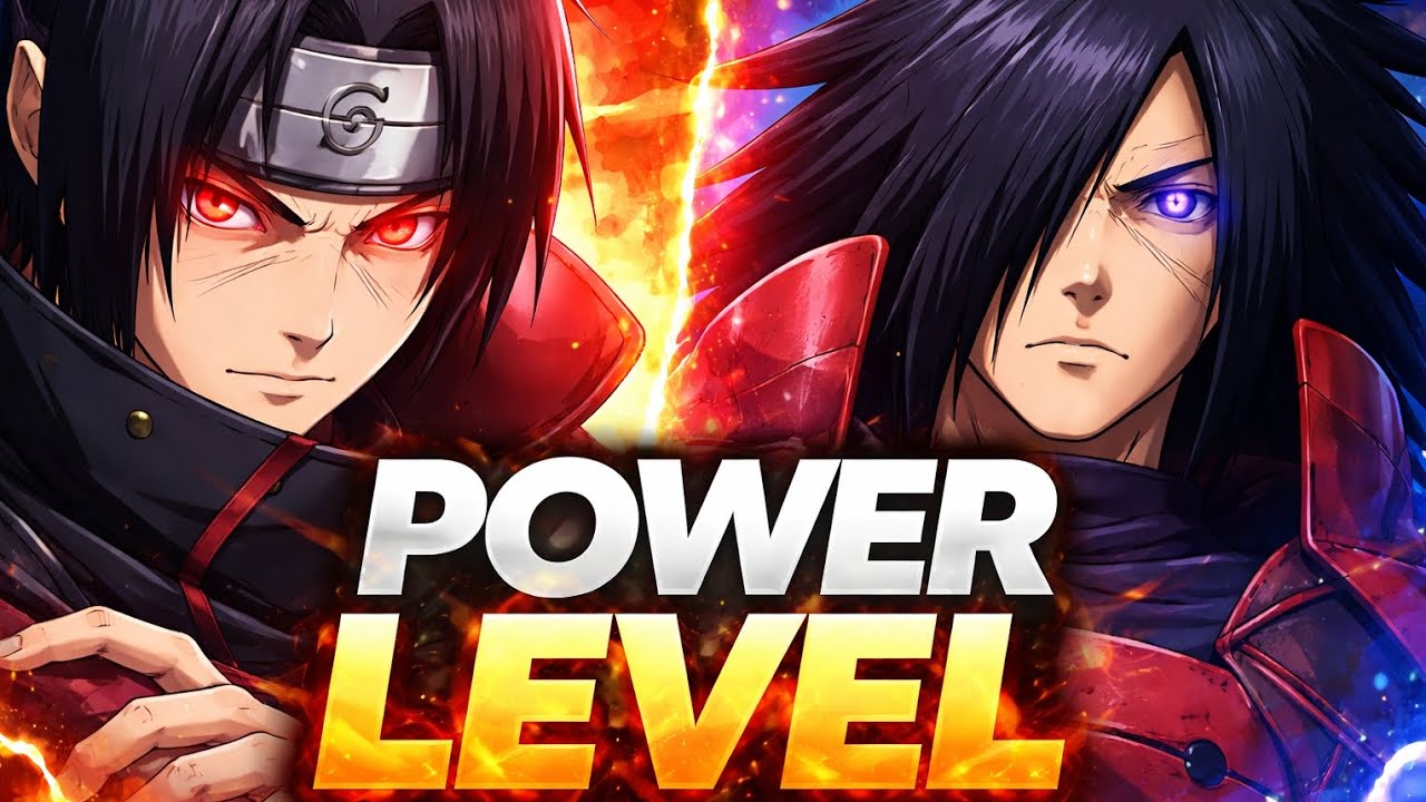 Itachi vs Madara Power Level 🔥 | Who is the Strongest Uchiha?