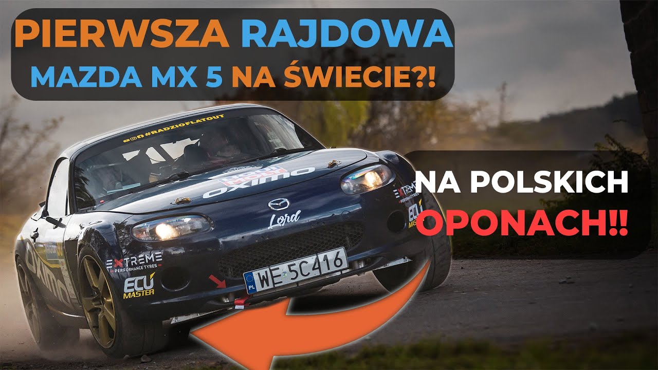 Mazda MX5 NC Rajdowy DEBIUT podczas Tarmac Masters Rally Radk&oacute;w | EXTREME TYRES VRC | MOTO LAB