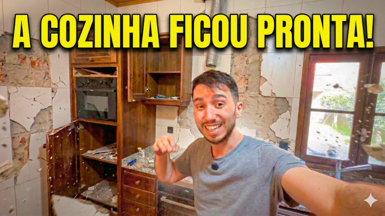 REAPROVEITAMOS OS ARMARIOS DA CASA DE 200 ANOS - EM PORTUGAL