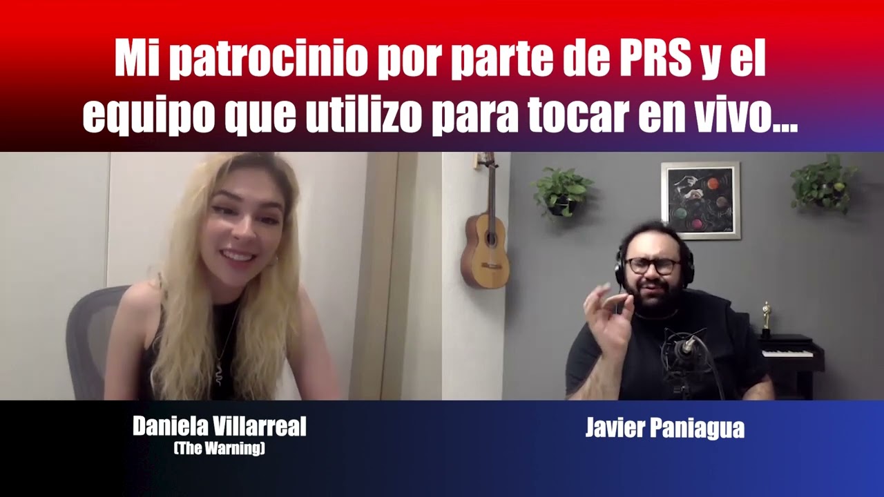 Mi patrocinio por parte de PRS y el equipo que utilizo para tocar en vivo | Daniela Villarreal