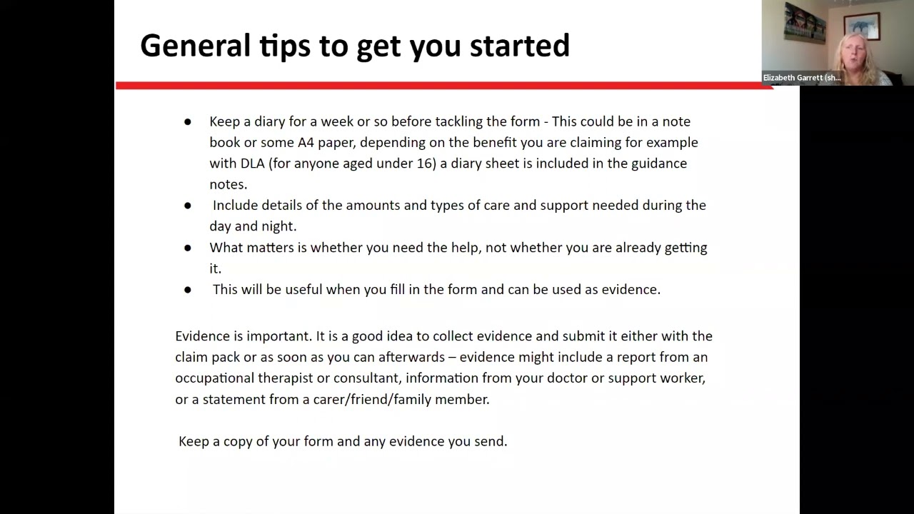 Filling in welfare benefits forms - tips and guidance from our Helpline team.