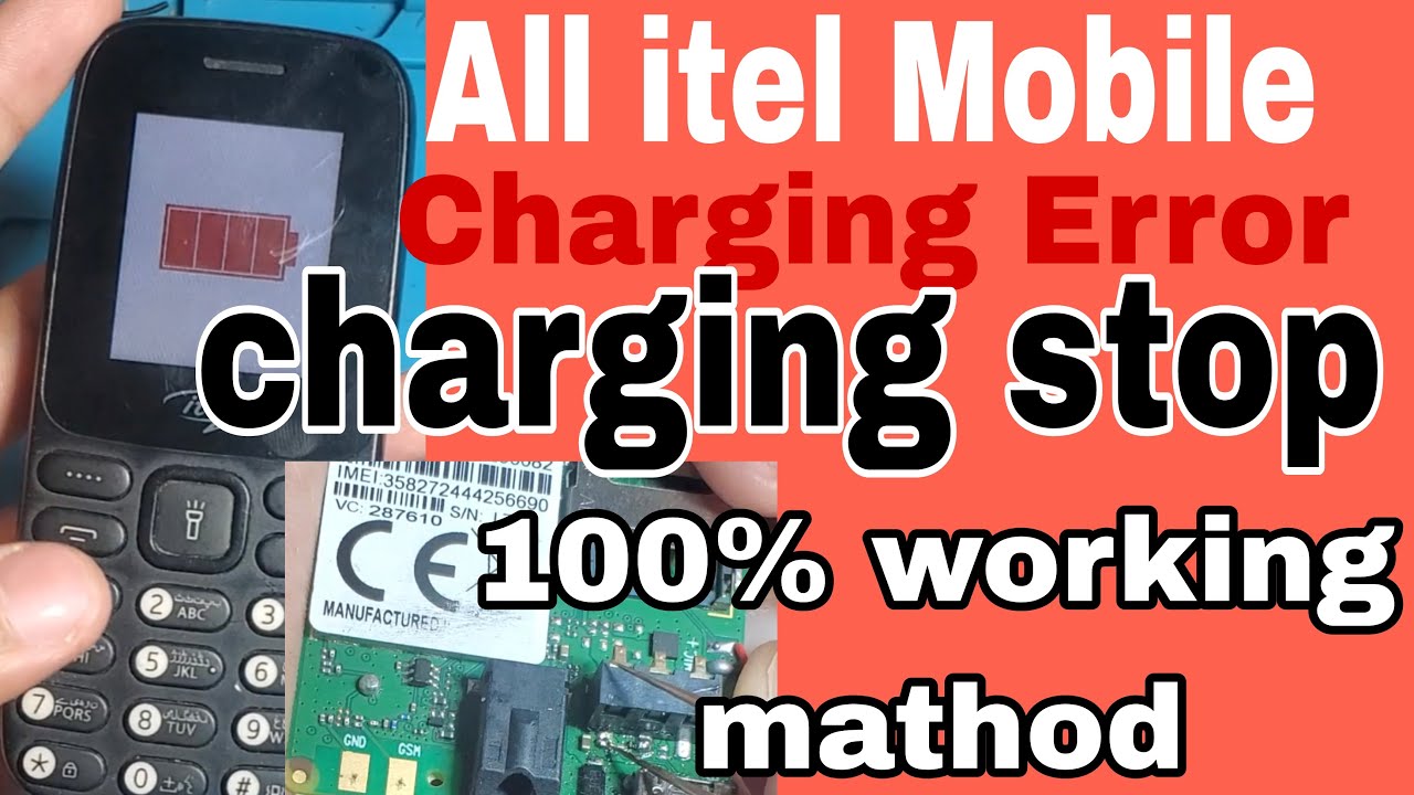 itel 2171 charging error solution | itel all mobile charging stop after some time 100% solution