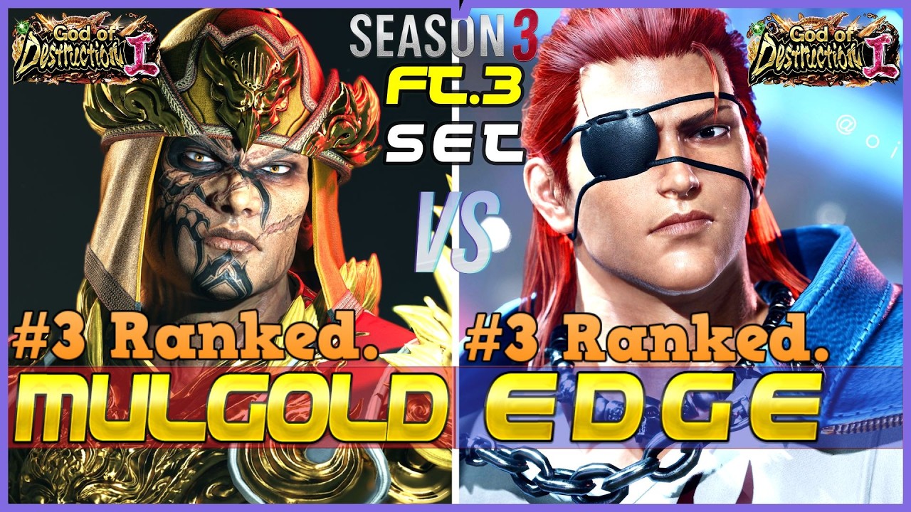 T8 S3 ▰ EDGE (#3 Ranked Hwoarang) Vs MULGOLD (#3 Ranked Fahkumram) ▰ Tekken 8 High Level Gameplay