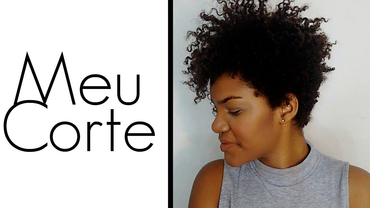 Como cortar cabelo crespo curto - tapered cut- Aline Freitas