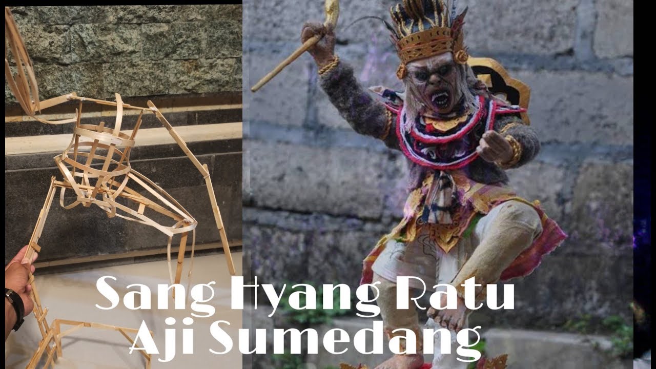 Membuat ogoh-ogoh Sang Hyang Ratu Aji Sumedang versi kecil dan bisa bergerak!