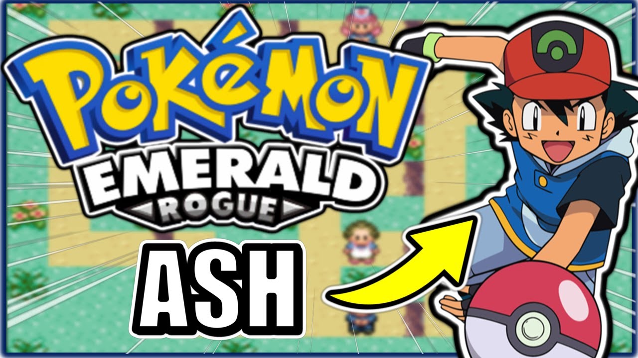 Сможет ли Эш Кетчум победить Pokémon Emerald Rogue?