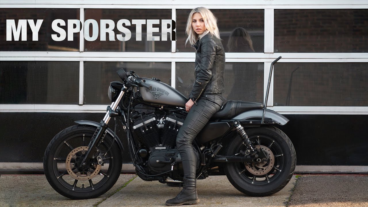 MY SPORTSTER IRON 883 / CUSTOM MODS / VANCE & HINES 2 INTO 1 UPSWEEP SOUND / HARLEY DAVIDSON