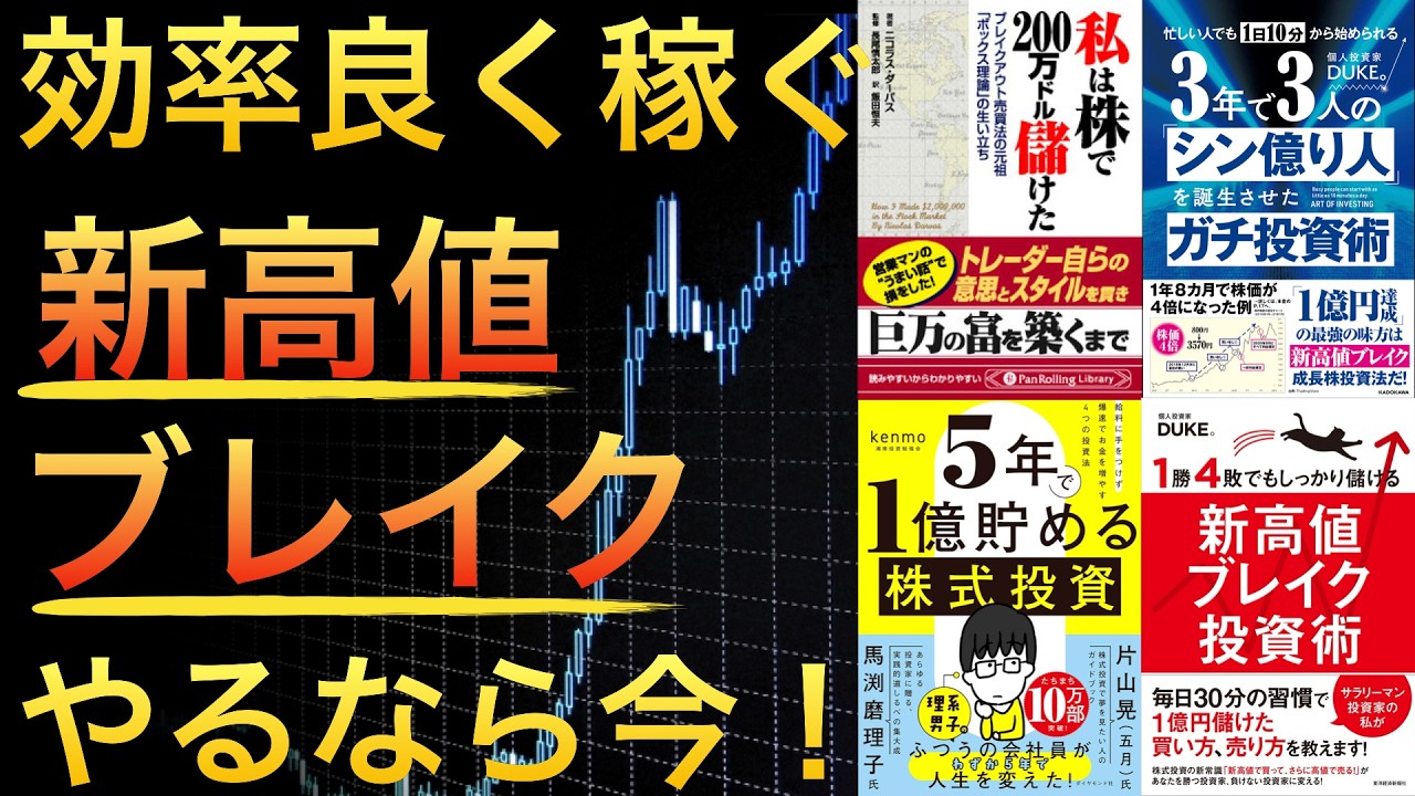 【聞き流しでOK】サラリーマンでも短時間でできる！新高値ブレイク投資術で効率良く資産を増やす方法とは