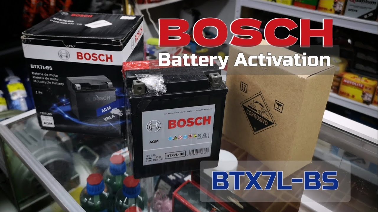 Battery Activation Bosch BTX7L-BS