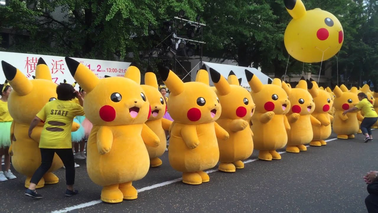 横浜ダンスパレード「ピカチュウ ダンス・ダンス・ダンス」 ☆ ピカチュウ大量発生チュウ！ ☆
