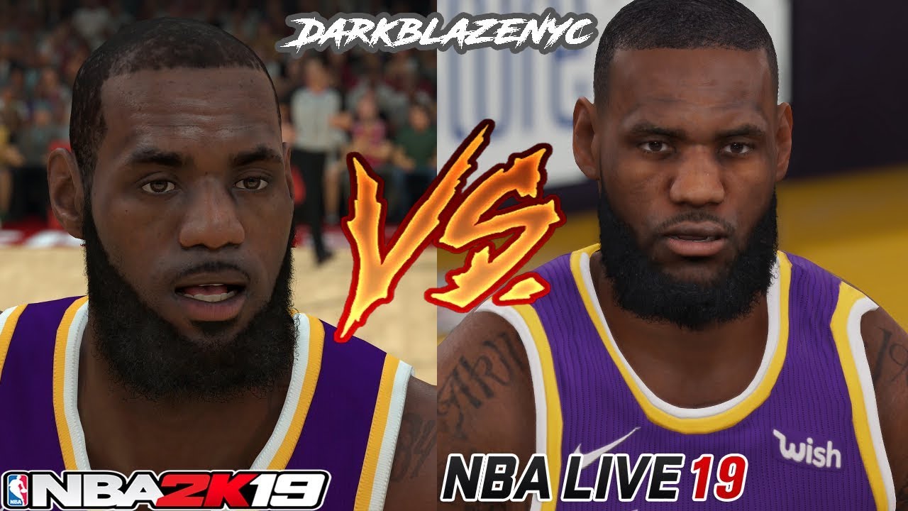 NBA 2K19 Vs. NBA Live 19 Face Graphics Comparison Including Rookies (PS4, XBOX One, PC)
