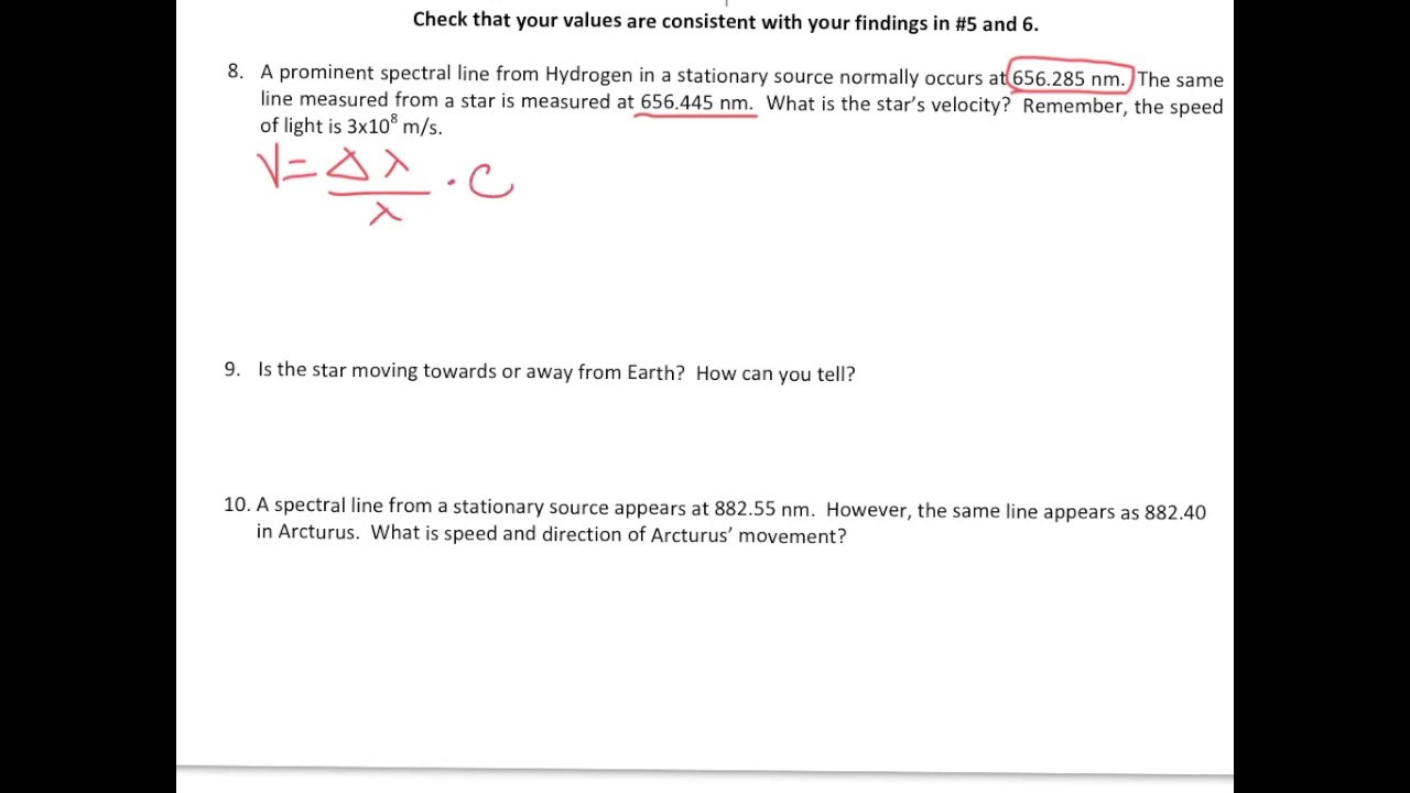 Doppler Shift #8 Calculation