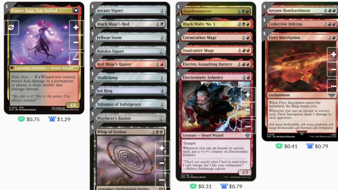 Куджа, Геномный Колдун, MTG Final Fantasy, Описание колоды Commander