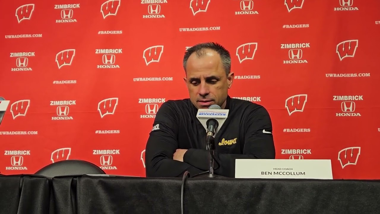Ben McCollum Wisconsin Post Game