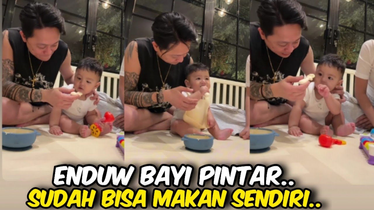 MASYAALLAH ‼️FOKUS SAMA TANGAN ENDUW, MASIH BAYI TALI SUDAH BISA MAKAN SENDIRI @WARGANETKONOHA-y3c 