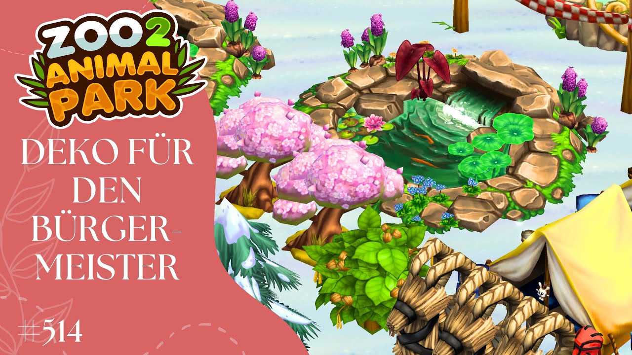 Der Dekowahn für die Bürgermeisterquest -Zoo 2 - Animal Park  /514