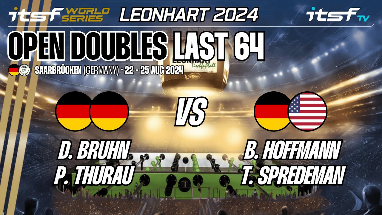 B. Hoffmann/T. Spredeman vs D. Bruhn/P. Thurau - Open Doubles - Last 64 - ITSF WS Leonhart 2024