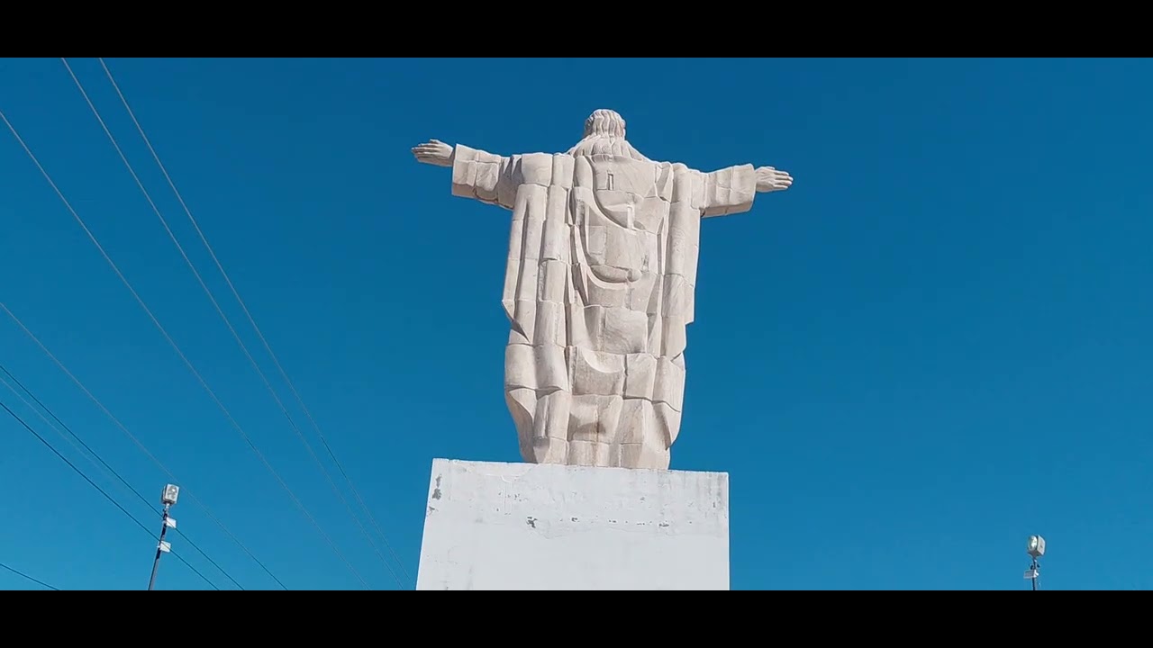 LLEGUE AL LUGAR DONDE ESTA EL CRISTO DE LA MISERICORDIA EN REYNOSA TAMAULIPAS MEXICO.