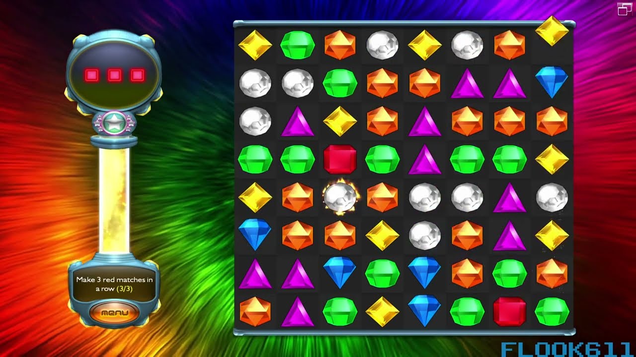 Bejeweled Twist (Popcap) 100% Challenge Full Longplay