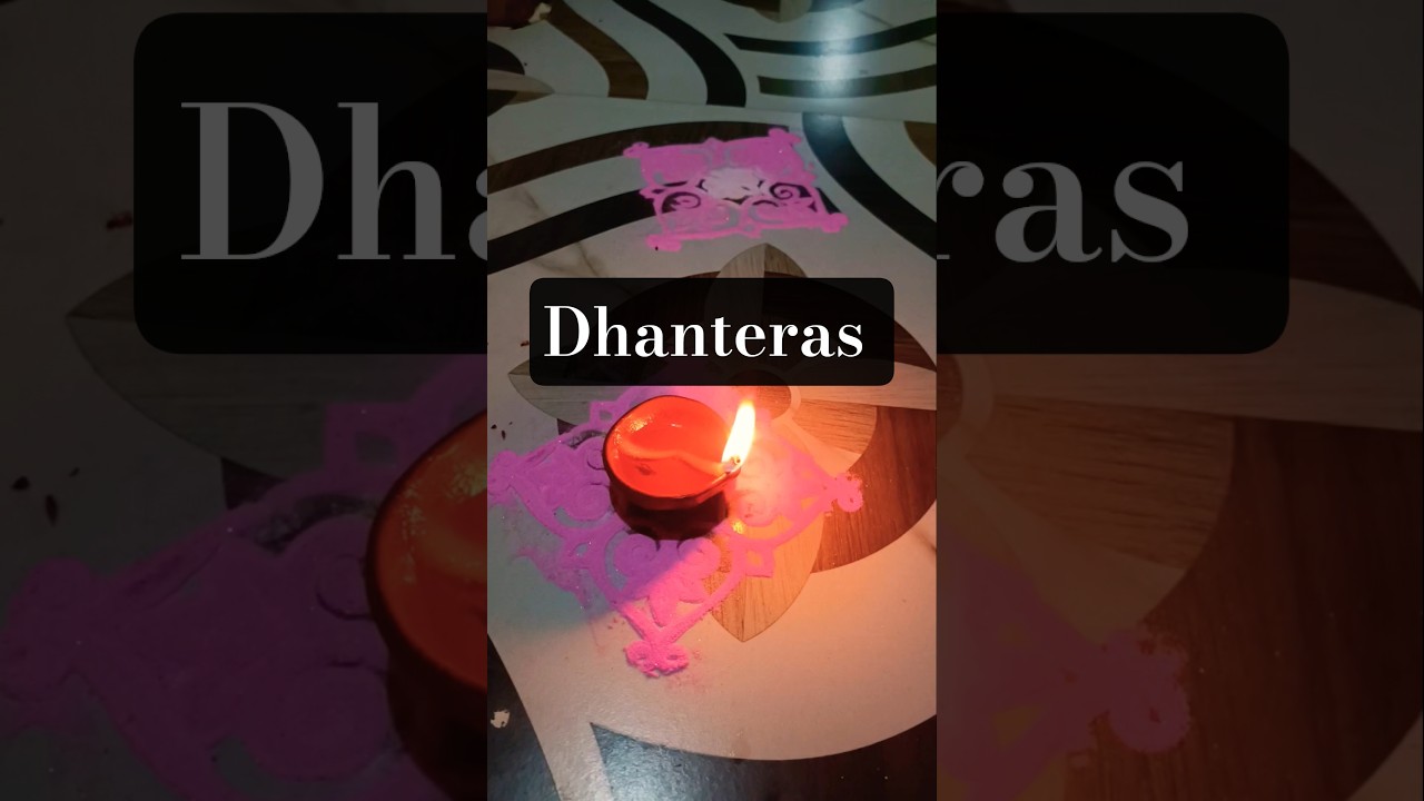 ✨ Dhanteras 2025 Celebration | Shubh Muhurat & Lighting Moments 🪔#trending