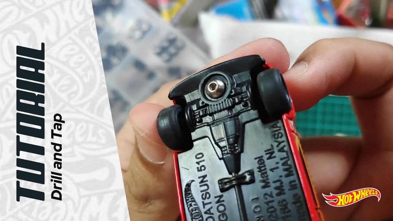 Hotwheels Tutorial - How to Drill & Tap /Unrivet (Wheel Swap)