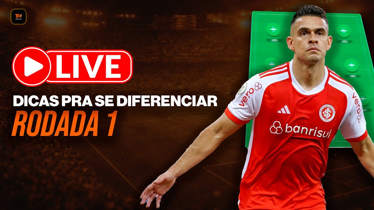 🔴 LIVE RODADA 1 | DICAS PRA SE DIFERENCIAR E SAIR NA FRENTE | CARTOLA FC 2026 📊
