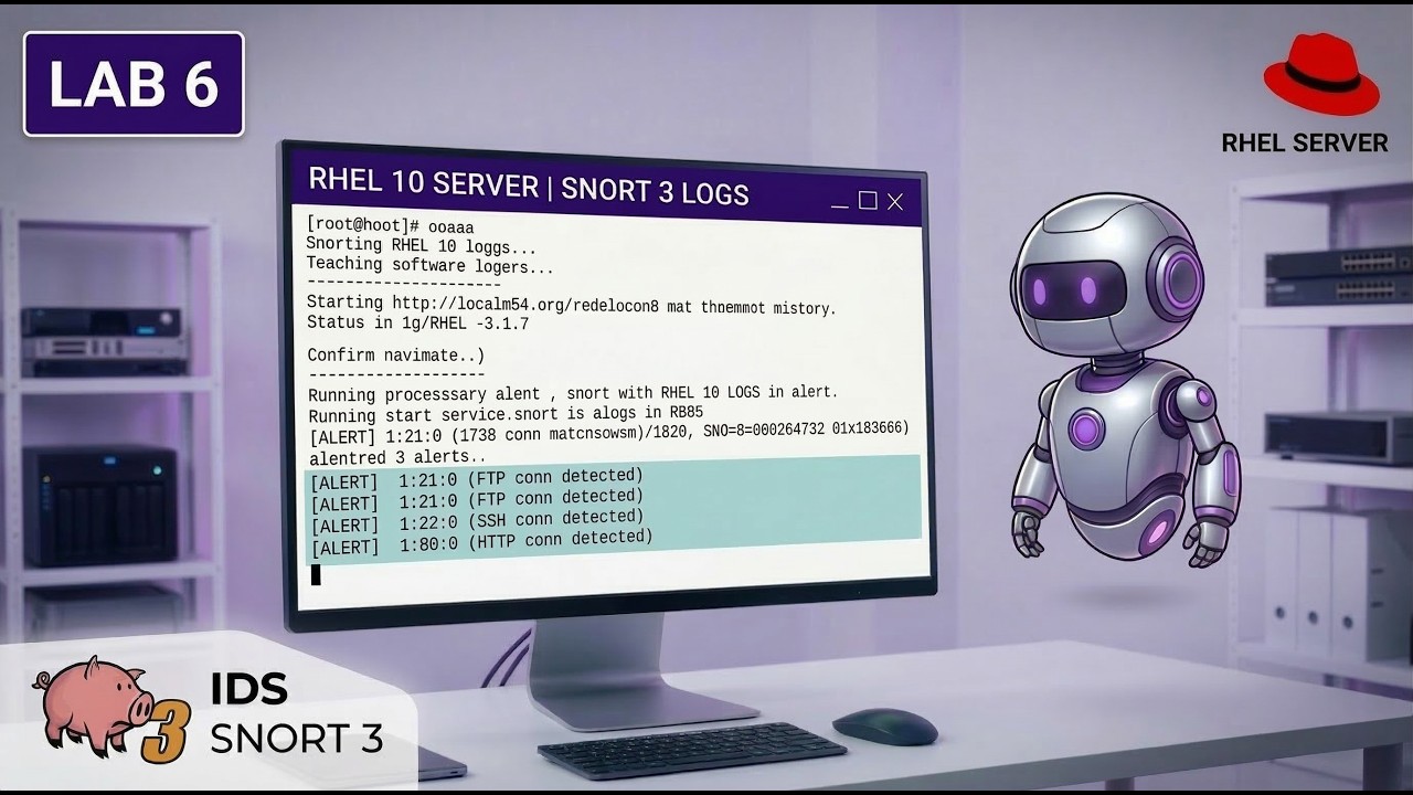 LAB 6-Práctica 3: Instalación y Configuración del IDS Snort 3 en RHEL