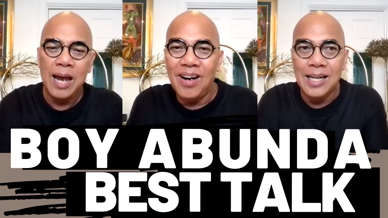 A Surprise TED TALK from The King of Talk Boy Abunda