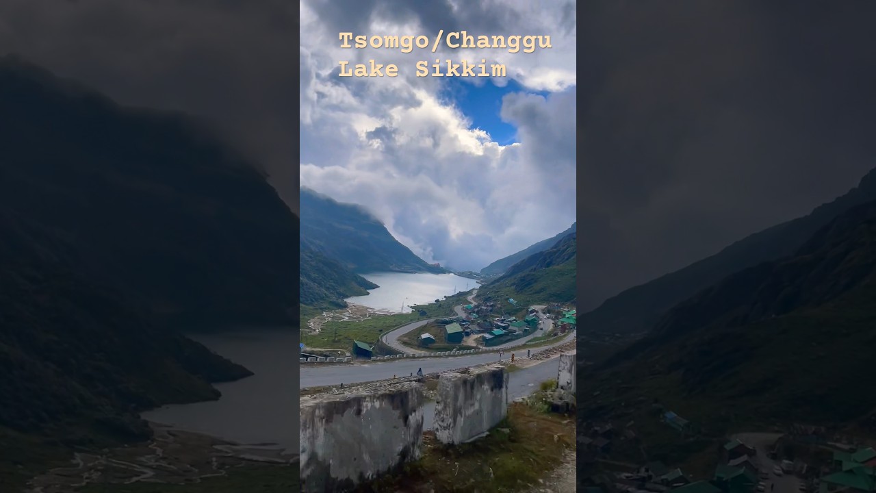 Glacial lake east Sikkim 🤩❤️ #shorts #tsomgolake