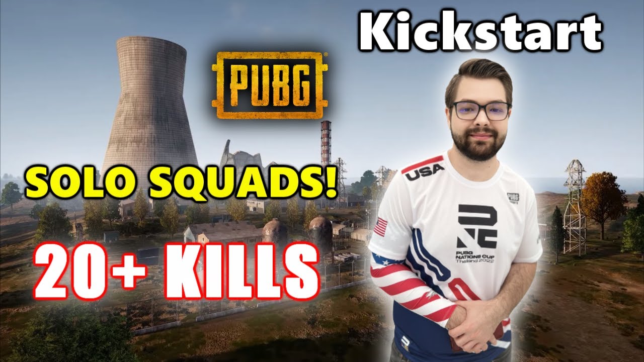eU Kickstart - 20+ KILLS (2.5k Damage) - SOLO SQUADS - PUBG