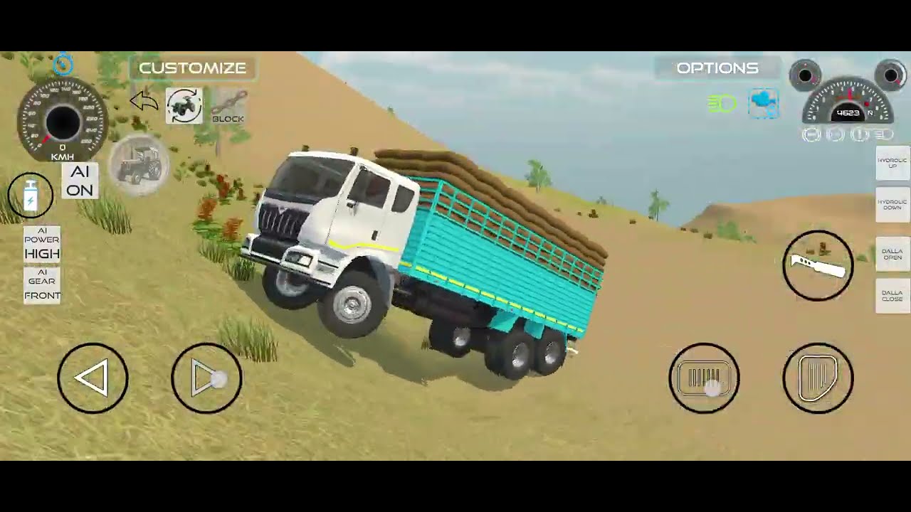 Train se Boriya tractor me Bhari gai or tractor fas chuka tha or Porsche 911 se bachaya or truck me😱