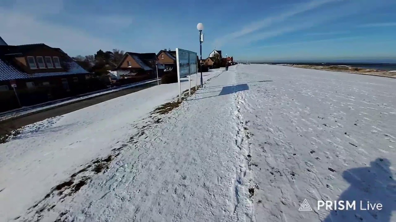 Ostsee spontan Live bei -7  Grad