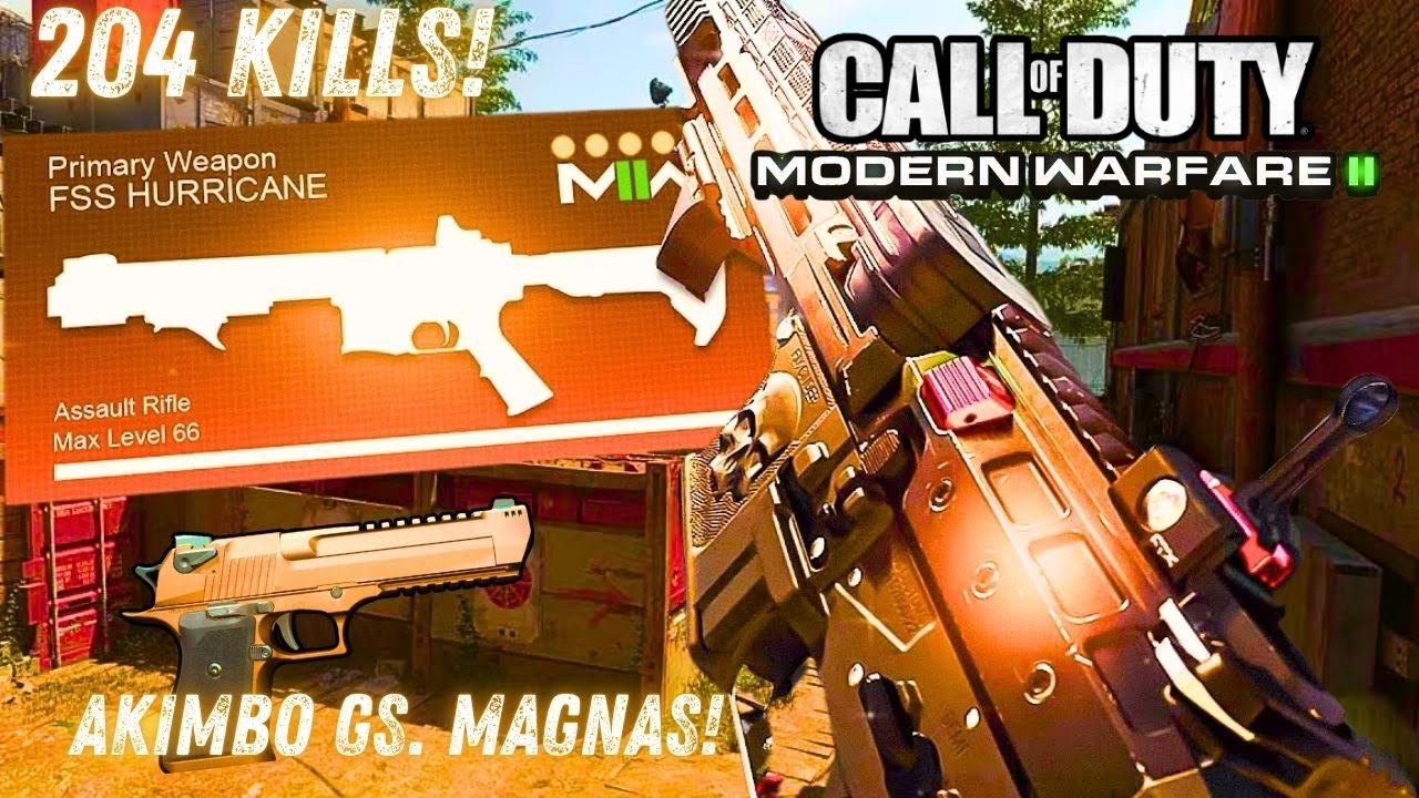 Dropping 204 ELIMS With The FSS HURRICANE / AKIMBO GS MAGNA'S! - | Call Of Duty Modern Warfare II