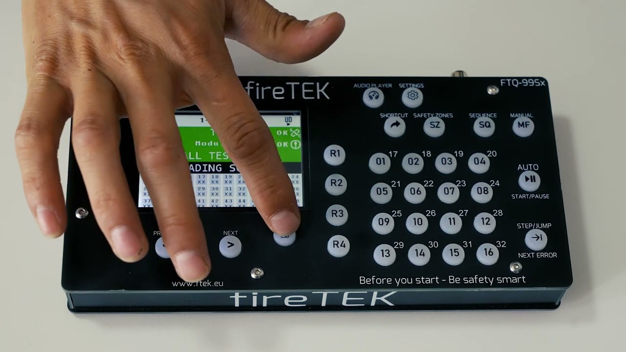 Como cargar un Script a nuestro control Firetek