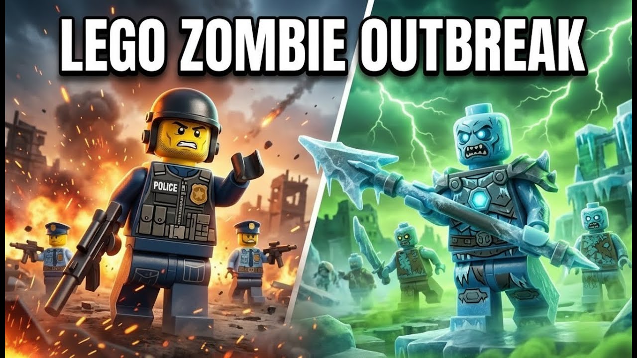 Zombie Outbreak: The Final Safe Zone Falls | LEGO Zombie Animation ( Full Episode 8)
