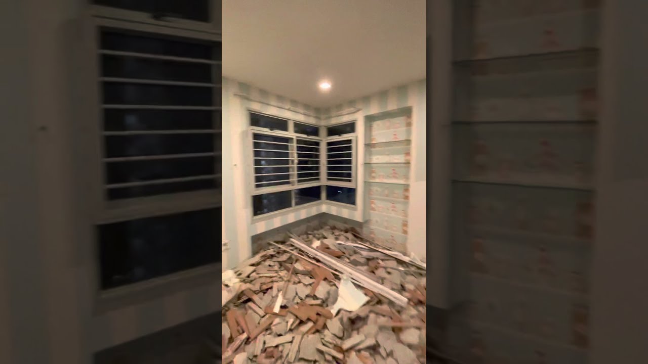 Singapore HDB Renovation Day 1 - Hacking