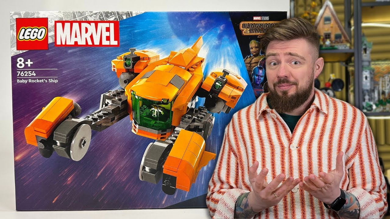 STATEK KOSMICZNY MAŁEGO ROCKETA 🦝 LEGO MARVEL 76254 RECENZJA