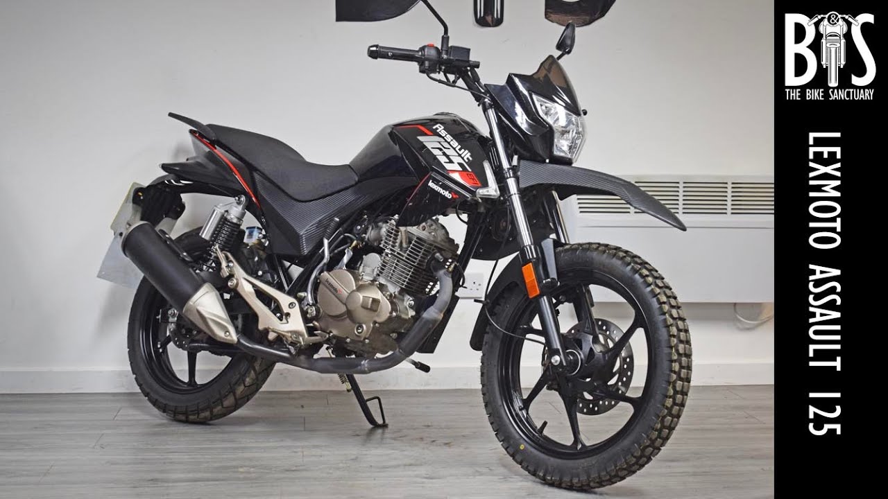 2022 ‘22 Lexmoto Assault 125 Black Off-road 125cc Learner Legal Used Motorcycle For Sale