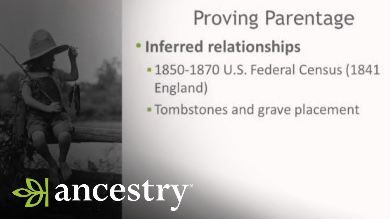 Proving Parentage | Ancestry