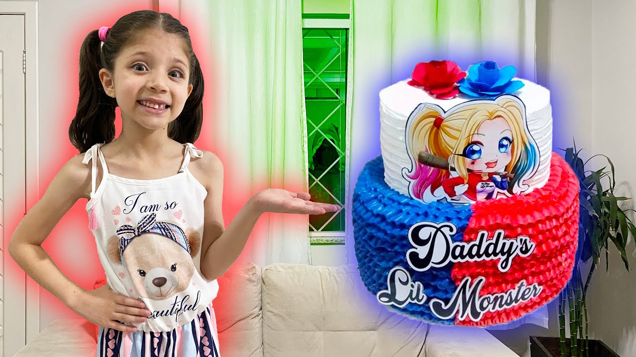 ★ FIZEMOS UM BOLO PARA DAR COMO PRESENTE DO ZAP PARA ARLEQUINA ★