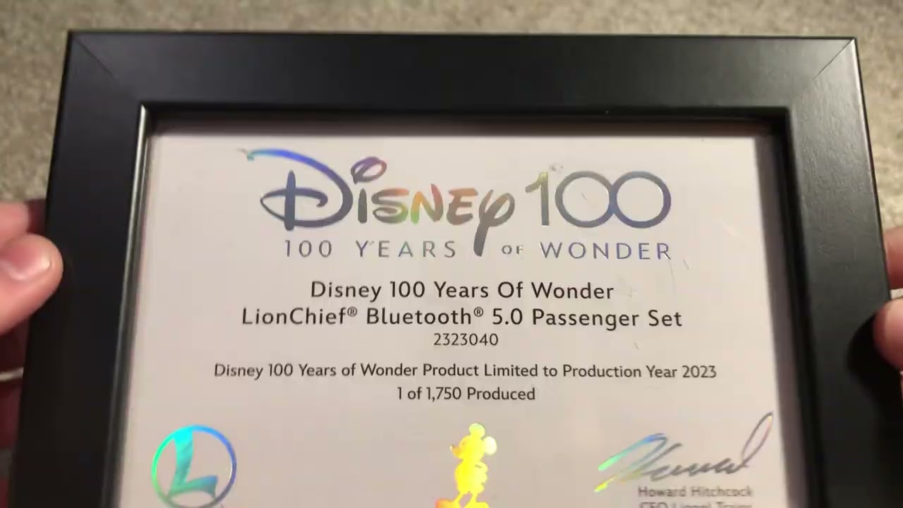 All of my Lionel Disney 100 train stuff