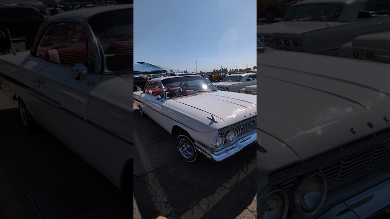 1961 Chevrolet Impala custom lowrider Pomona classic car show 