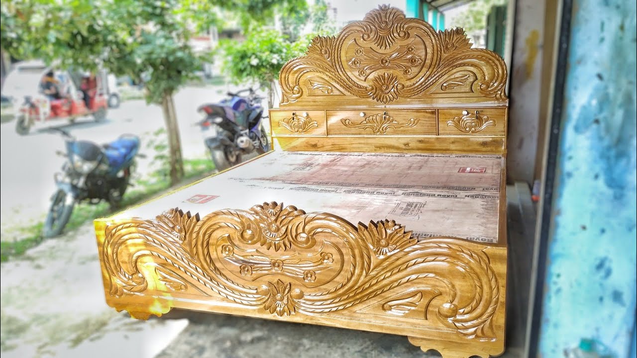 Box Palang Ka Design | Latest Wooden Bed Design | Wooden Box Khat Design | King Size Bed Design