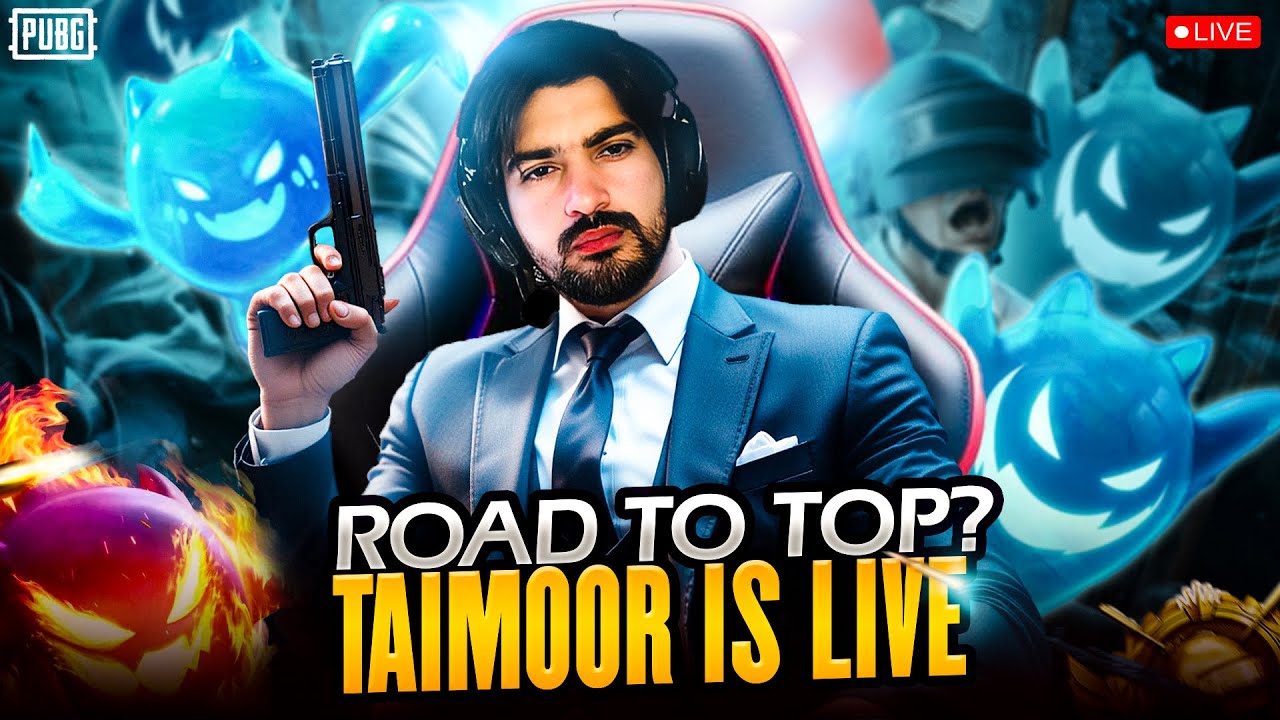 ROAD TO TOP 😱 PUBG MOBILE LIVE RANK PUSH | TOP 1 TAIMOOR YT
