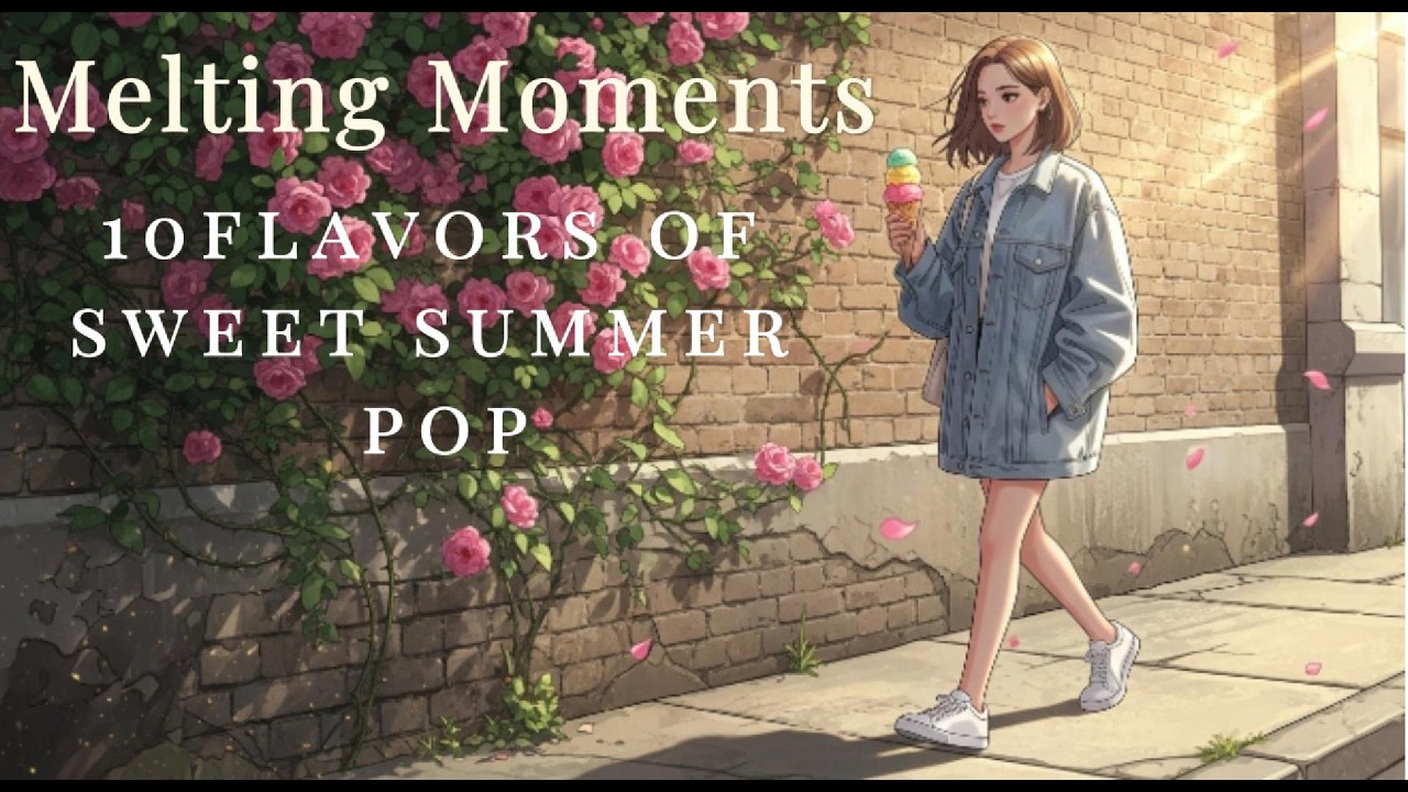 Melting Moments 🍦 10 Flavors of Sweet Summer Pop (Chill Lo-fi Pop for Walking & Studying)